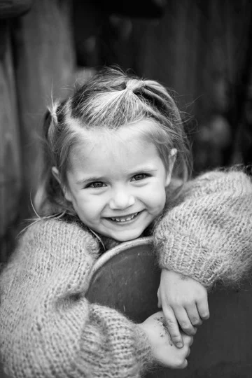 Portrett, sort-hvitt